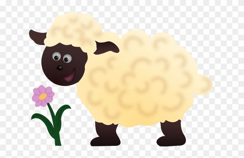 Sheep, Animal, Cute, Farm Animal, Farm, Flower - Revenons A Nos Moutons #903146