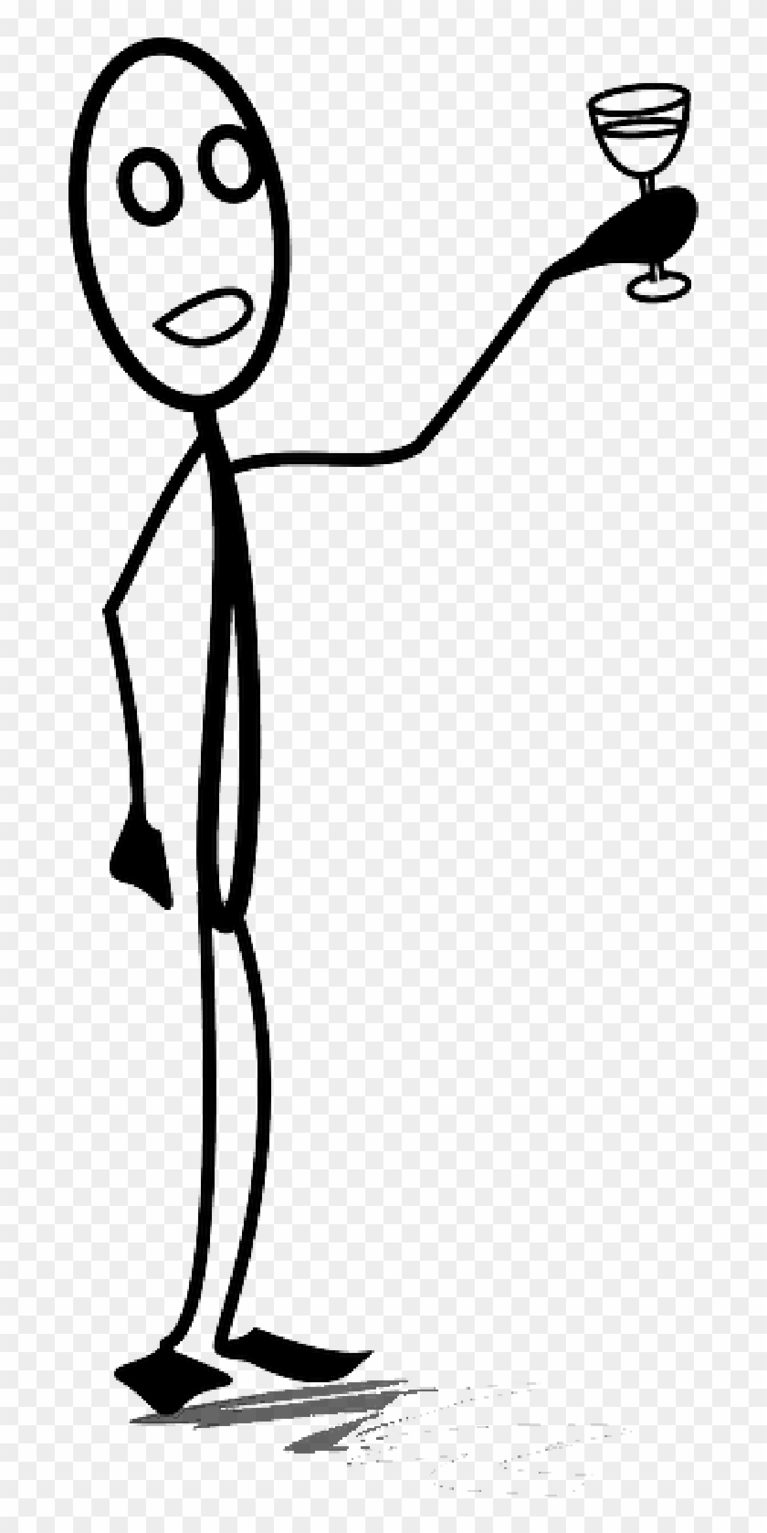 Celebration - Stick Figure With Drink #903200