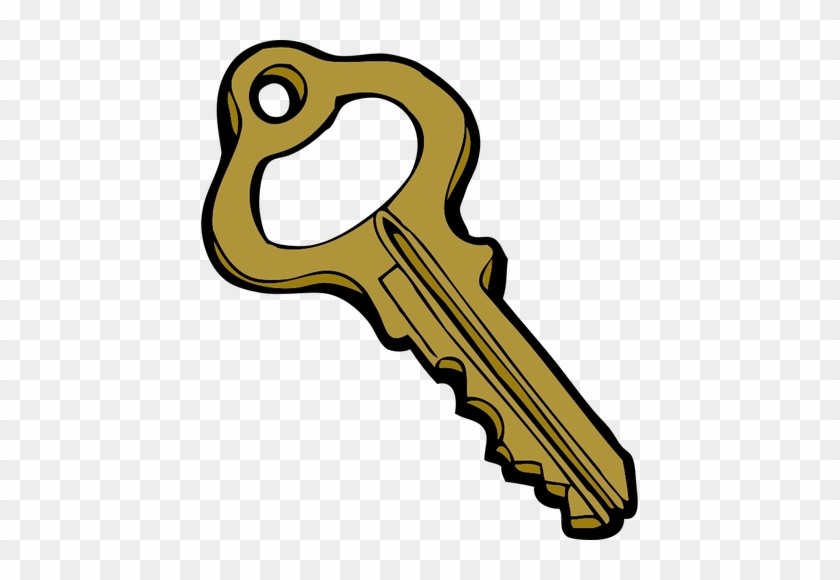 Gambar Vektor Kunci Pintu Hollow Gaya Lama - Key Clipart #903274