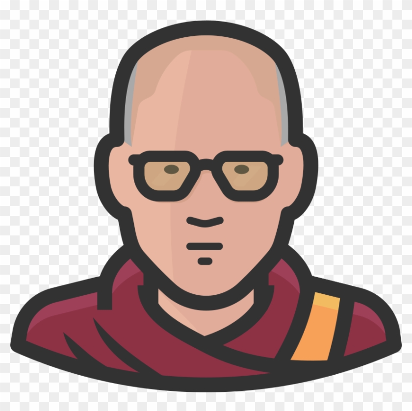 Lama Clipart Dalai Lama - Dalai Lama Icon #903288