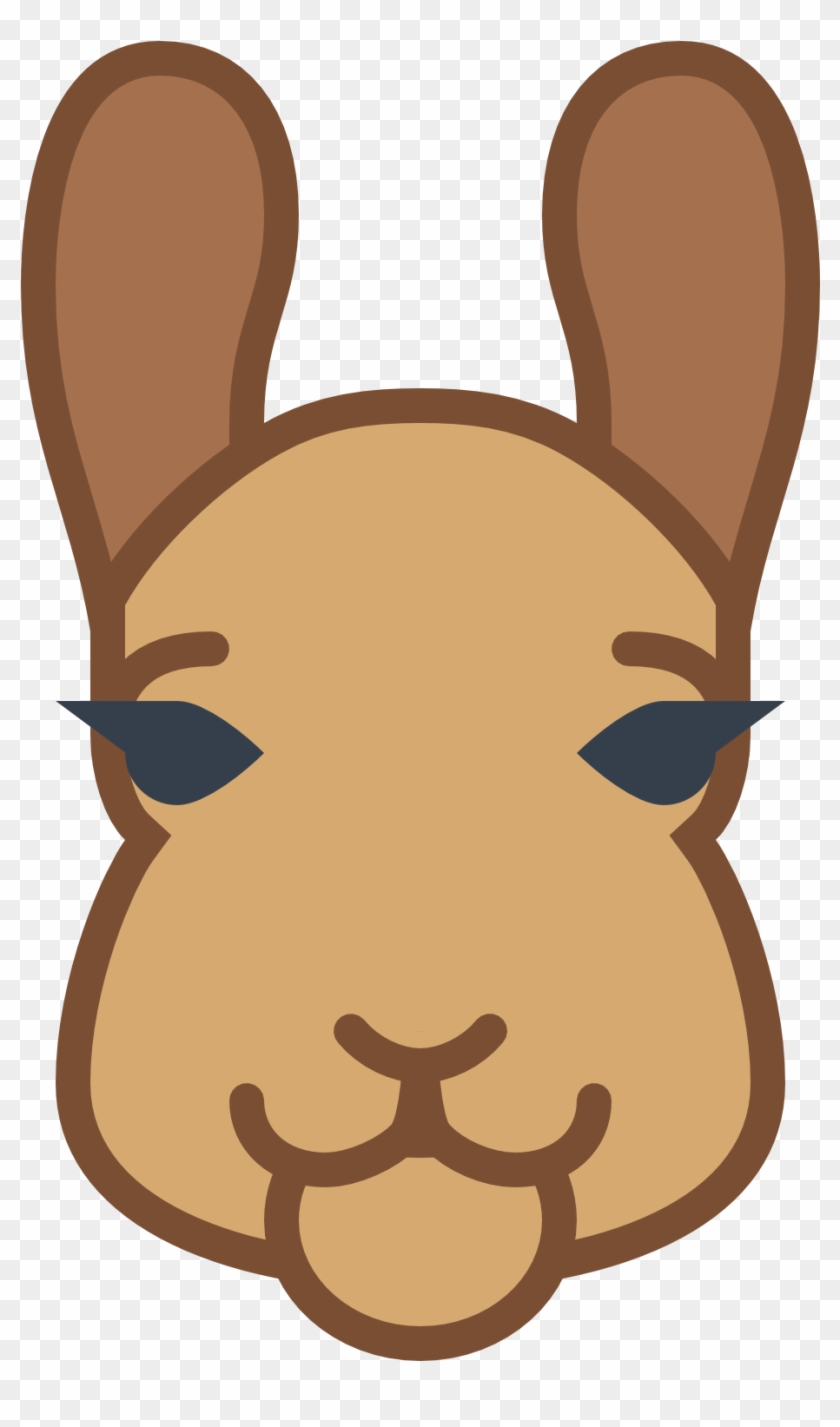 Llama Clipart Face - Icon #903300