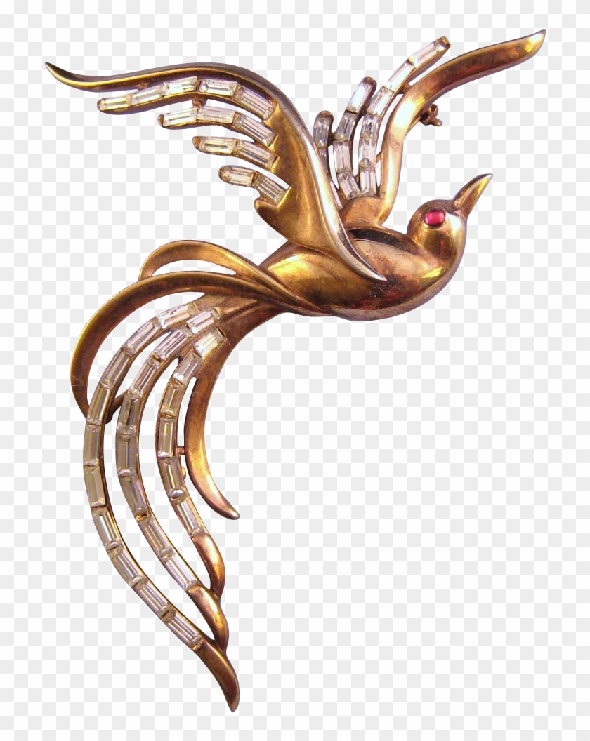 1950 Trifari Bird In Flight Brooch - Patent #903386