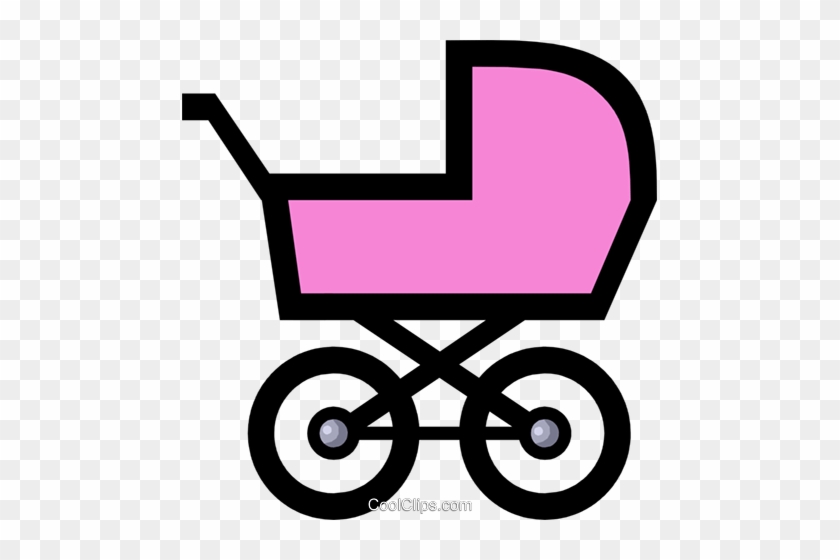 Symbol Of A Baby Carriage Royalty Free Vector Clip - Kinderwagen Symbol #903412