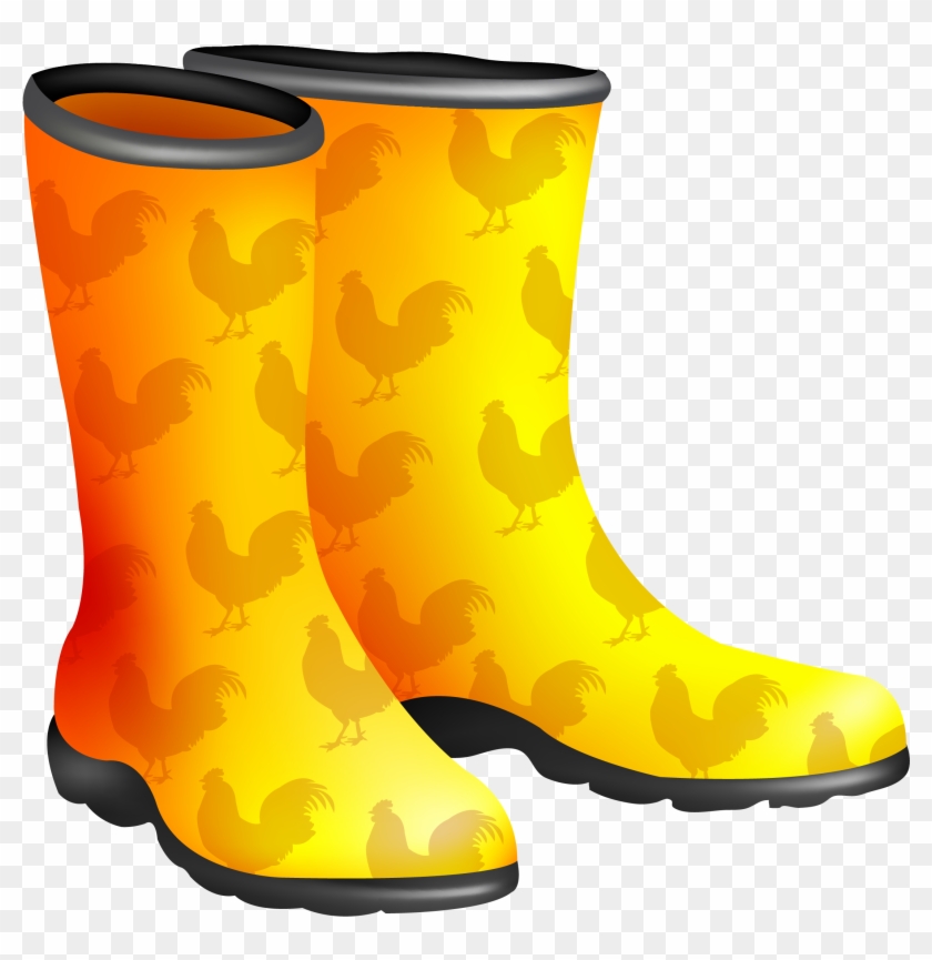 Chicken Wellington Boot Rooster - Boot #903466