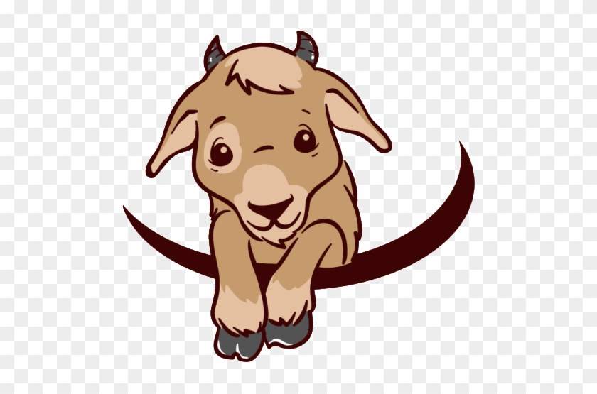 Cropped Goat Only Logo Colour Transparent Baby Carrier - Clip Art #903609