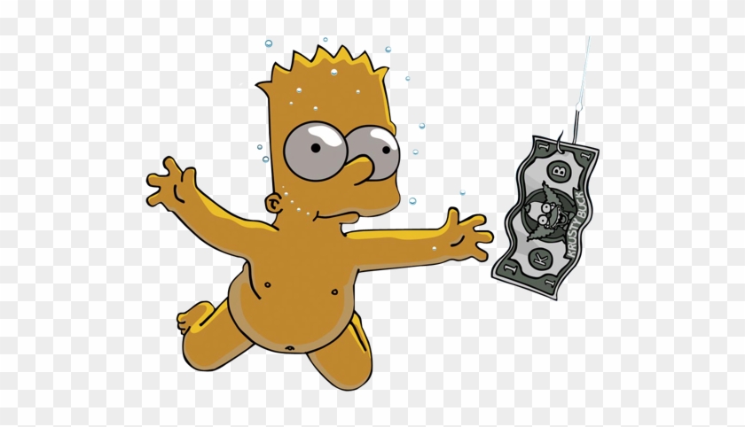 512 - Bart Simpson Nirvana Png #903626