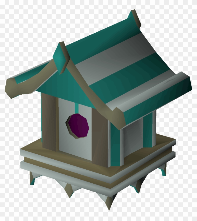 Magic Bird House Detail - Birdhouse With Special Roof #903651