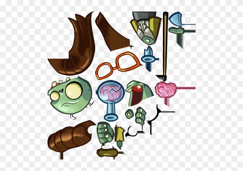 Spriteatlastexture Zombologyteacher - Pvz Heroes Spyris #903663