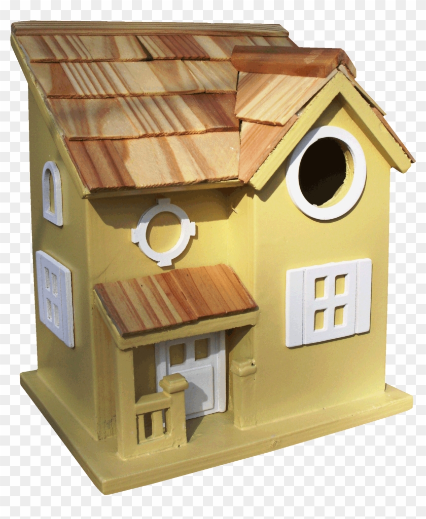Nestling Cottage Birdhouse - Outdoor Accents Birdcare Yellow Nestling Cottage Birdhouse #903679