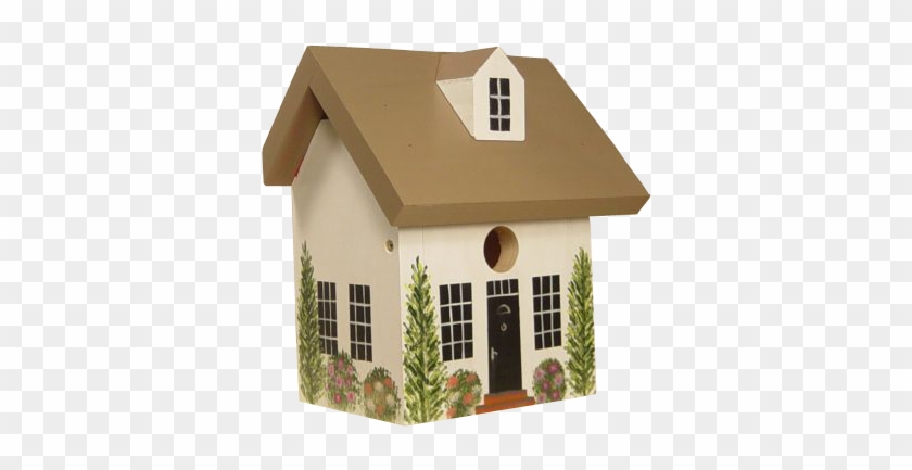 The Backyard Naturalist's Hand Painted Bird House 'farm - Painted Bird Houses That Look Like House #903688