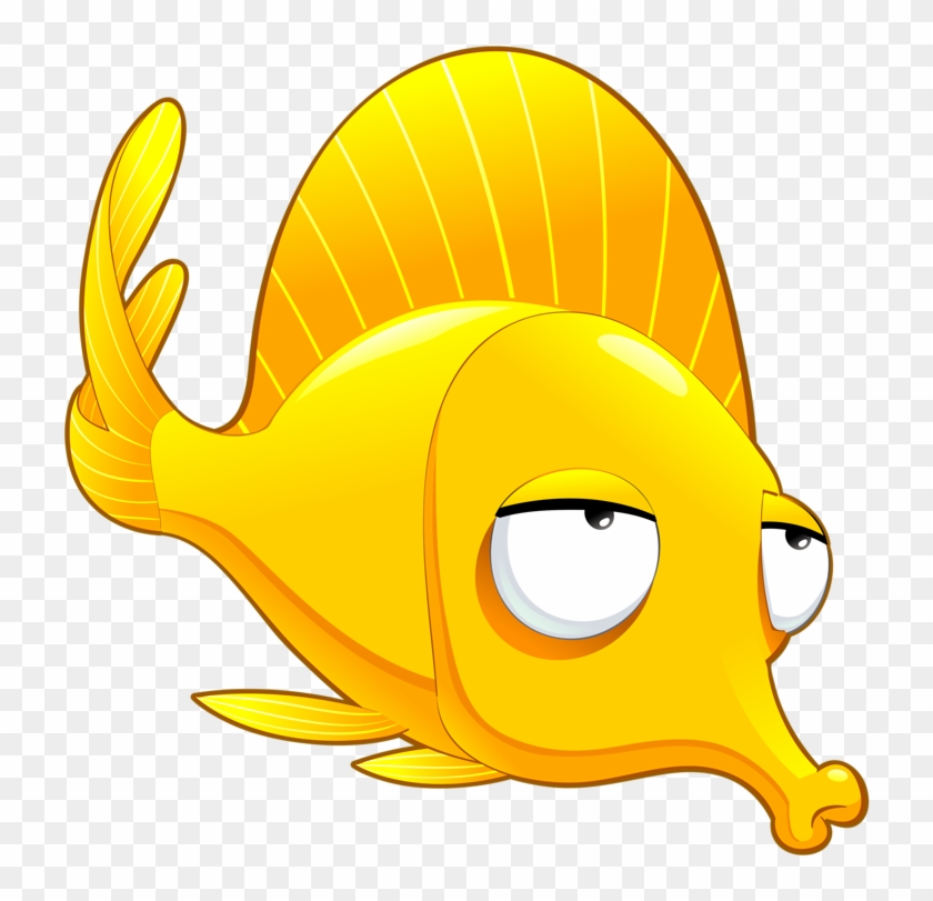 52 Ocean, Clip Art And Rock Painting - Funny Fish Png #903704