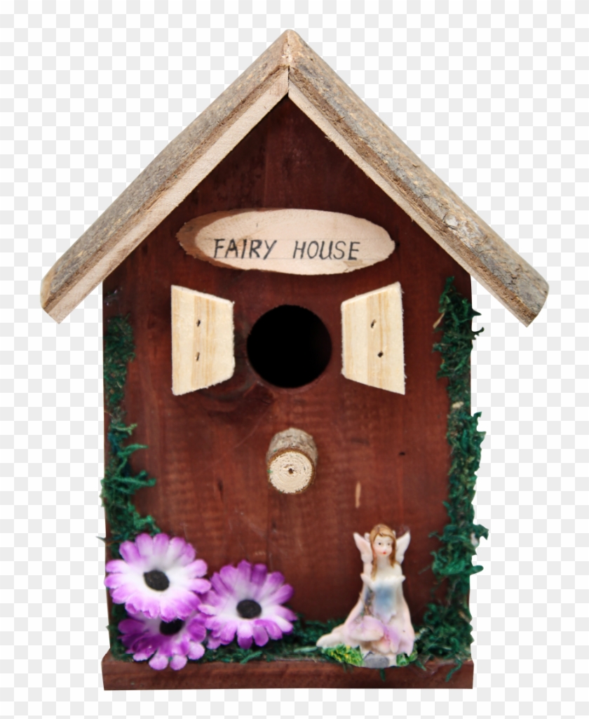 Small Wood Craft Bird House, Small Wood Craft Bird - Cartoon #903705