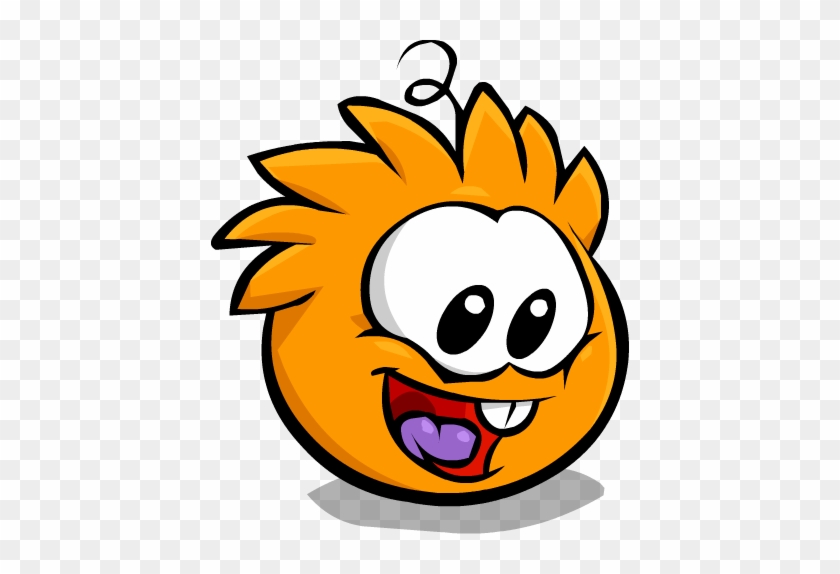 Orange Puffle Bouncing - Orange Puffle Club Penguin #903818