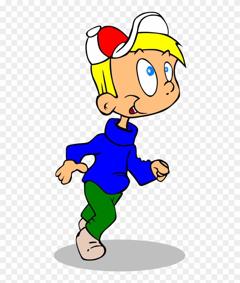 Clipartist Boy Png Clipart - Cartoon Boy Running Png #903856