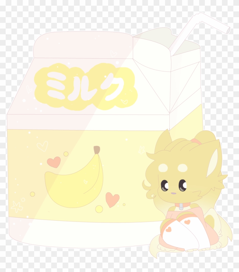Banana Milk By Fluffrave Banana Milk By Fluffrave - Cartoon #903878