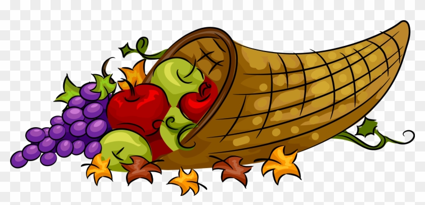 Thanksgiving Cornucopia Clip Art Free - Cornucopia Clipart #903892