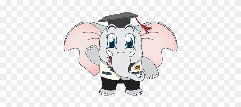 Funny Cartoon Elephant Clip Art - Clip Art #904014