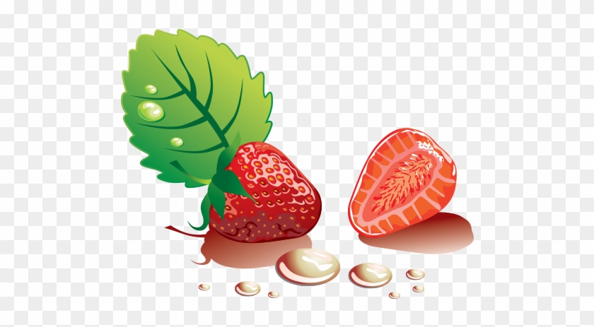 Strawberry Vector Illustration Free Png Graphic Cave - Vector Strawberry #904041