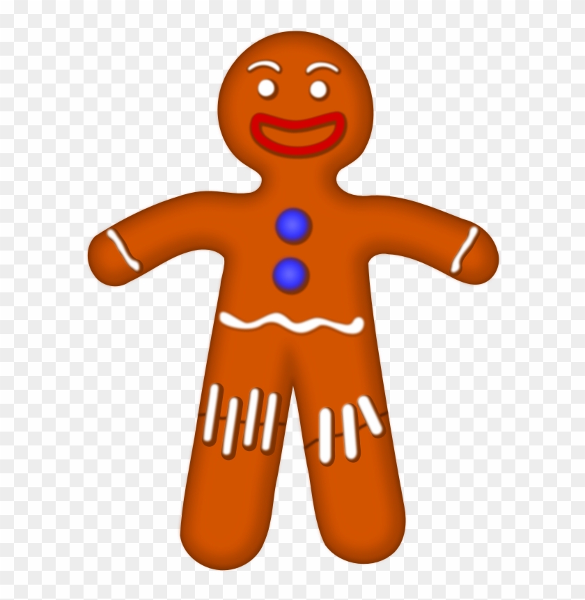 Gingerbread Man Clip Art For Christmas Â€“ Fun For - Ginger Bread Man Clipart #904151