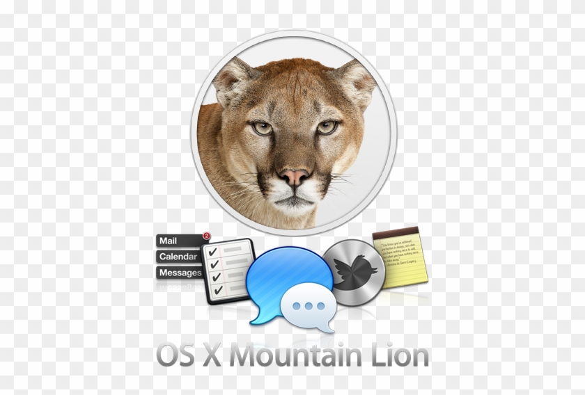 Apple Agrega Funciones De Ios Como - Mountain Lion Osx Icon Png #904270