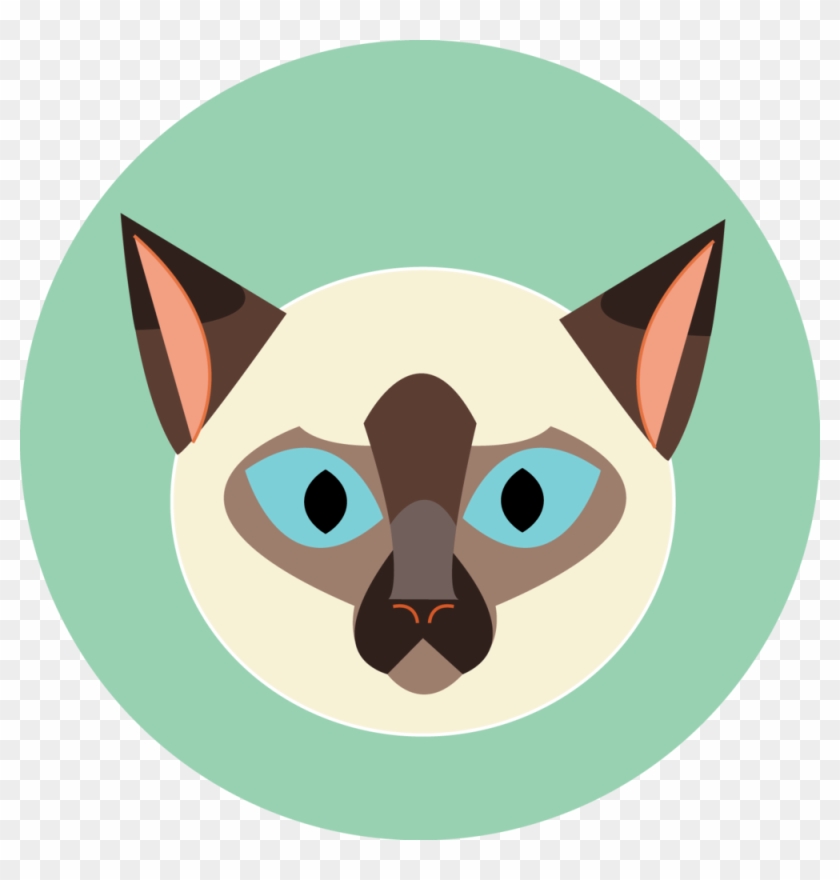 I Created This Set Of Geometric Cat Illustrations On - Cartoon #904416