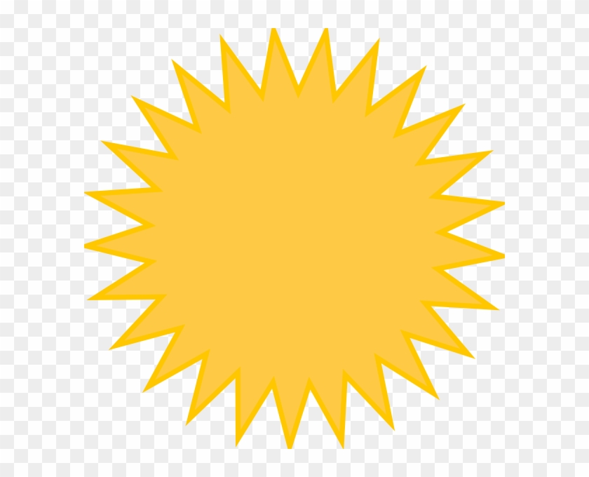 Golden Sun Yellow Clip Art At Clkercom Vector Online - Clip Art Star Banner #904447