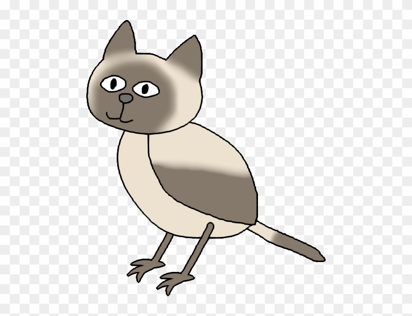 Siamese Cat Bird / - Siamese Cat #904450
