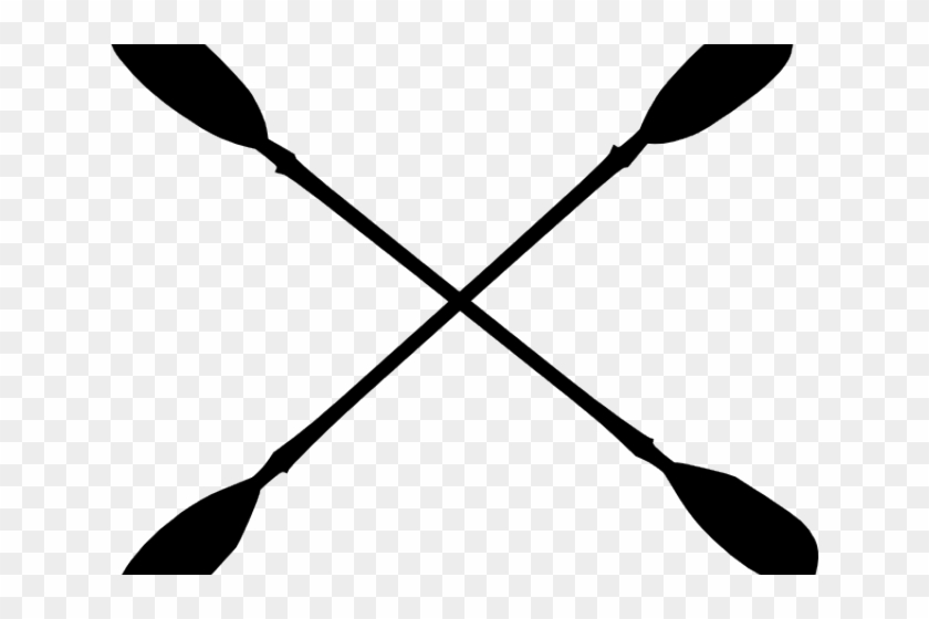 Canoe Paddle Clipart Crossed - Paddle #904548