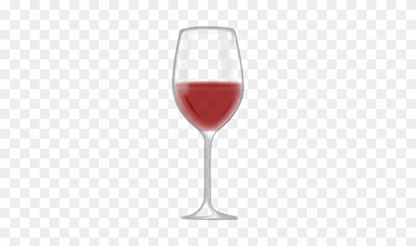 Clip Art Wine Glass - Custom Glass Of Red Wine Sticker #904700