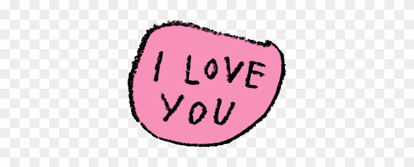 I Love You Text Sticker By Adam J - Giphy #904821