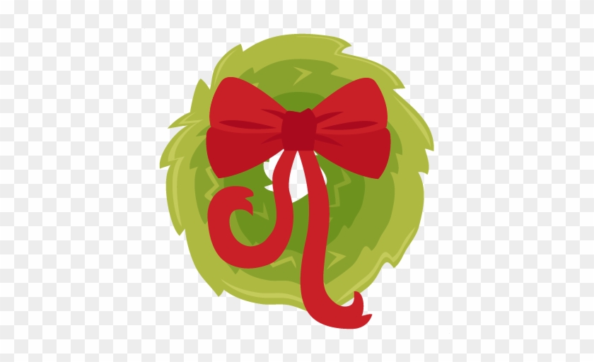 Digital Clipart Christmas Wreath - Frohe Weihnacht-bogen-kranz Notizblock #904834