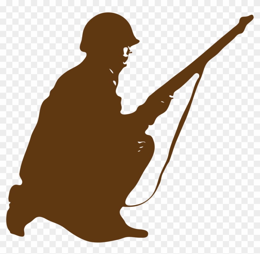 Soldier Silhouette Clip Art - Soldier #904880