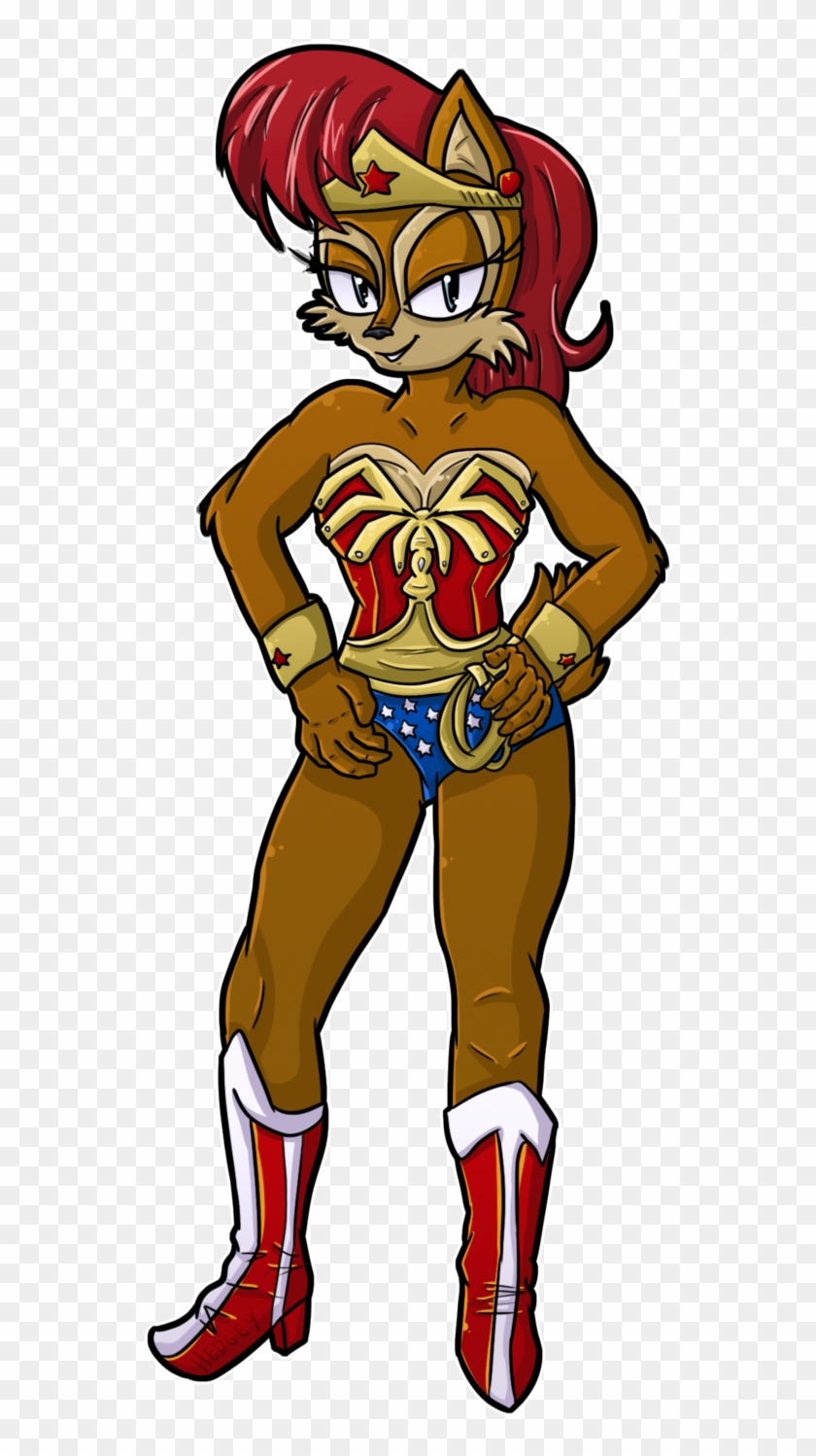 Wonder Woman Princess Sally Acorn Starfire Cartoon - Wonder Woman #904913
