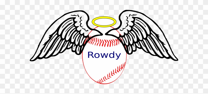 Rowdy Wings Clip Art At Clker - Guardian Angel Tattoo Small #904961