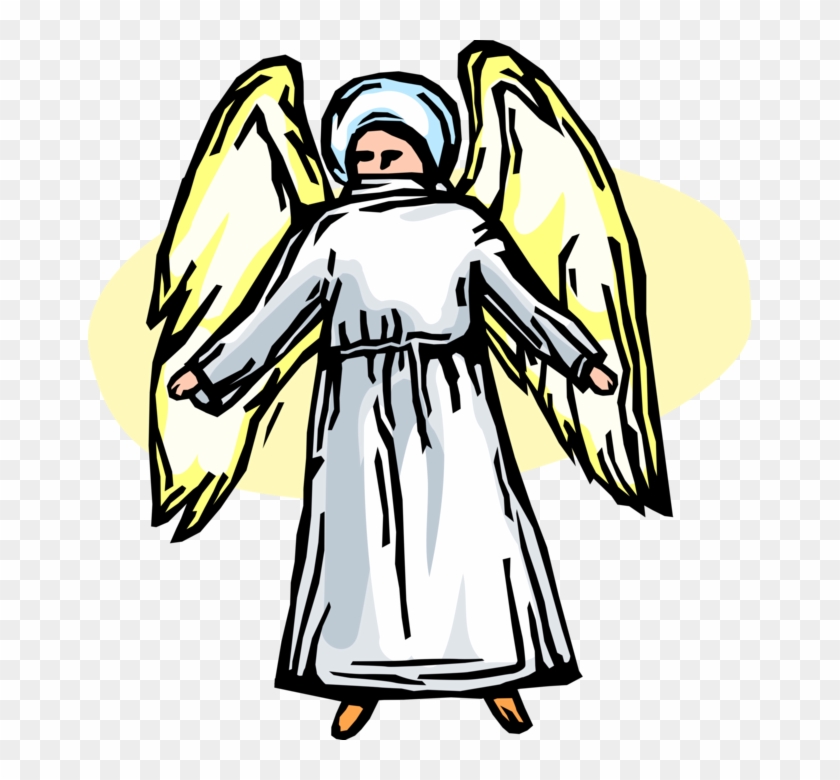 Vector Illustration Of Angelic Spiritual Heavenly Angel - Vector Illustration Of Angelic Spiritual Heavenly Angel #904967