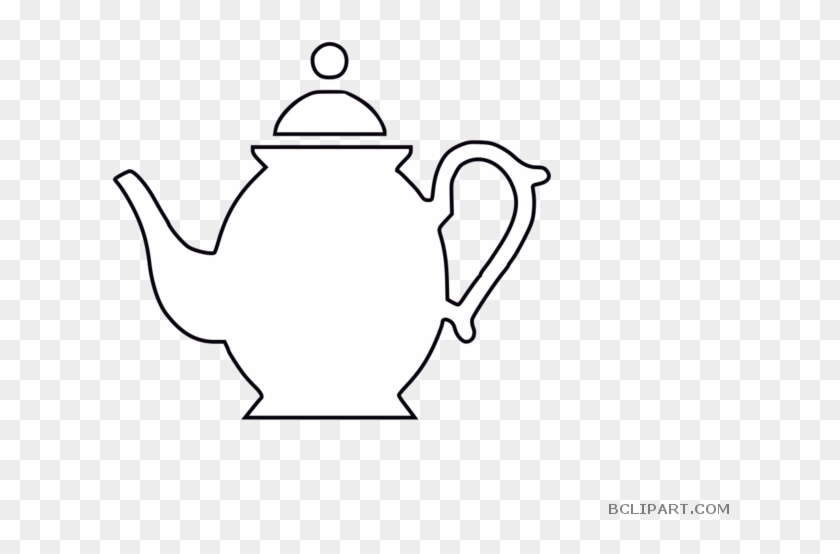 Teapot Outline Tools Free Clipart Images Bclipart - Tea Solves Everything Embroidery Design #905007