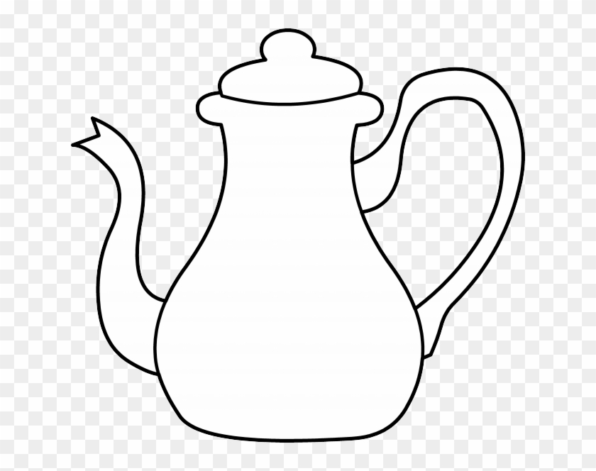 White Tea Pot Clipart #905037