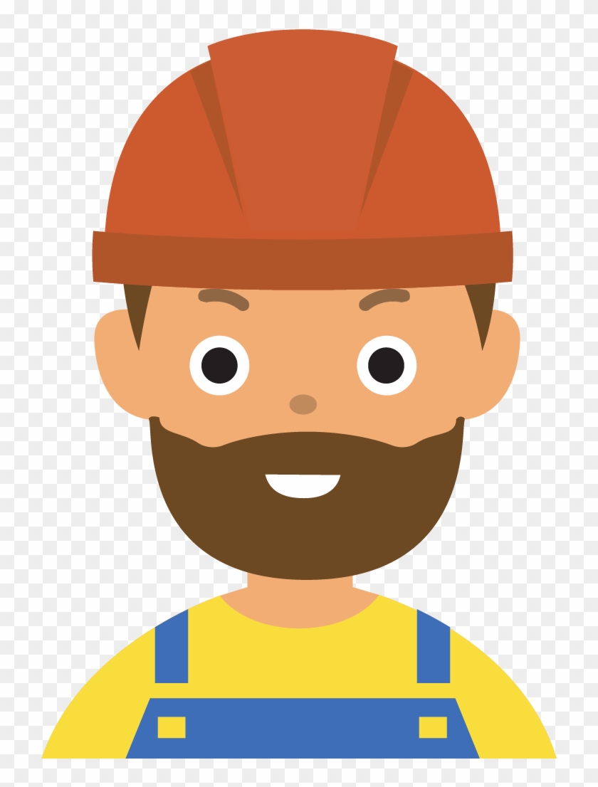Construction Worker - Cartoon #905234