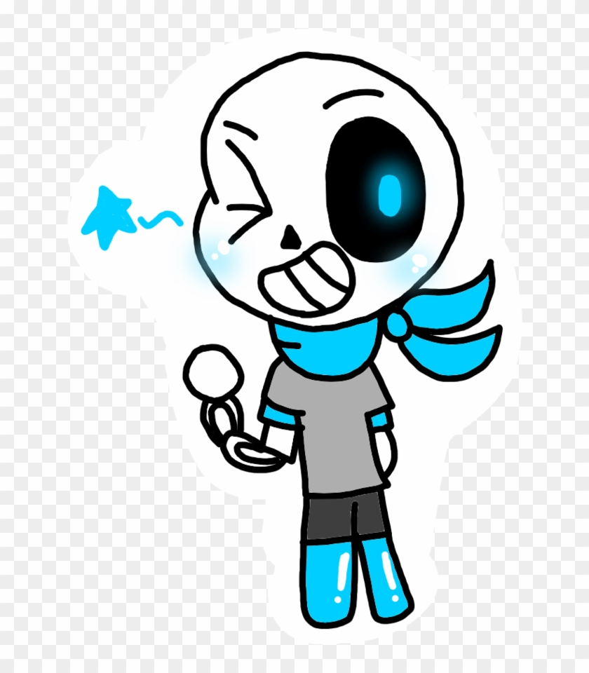 Some Crappy Drawing Of Blueberry Sans By Lalakun0123 - Cartoon #905285