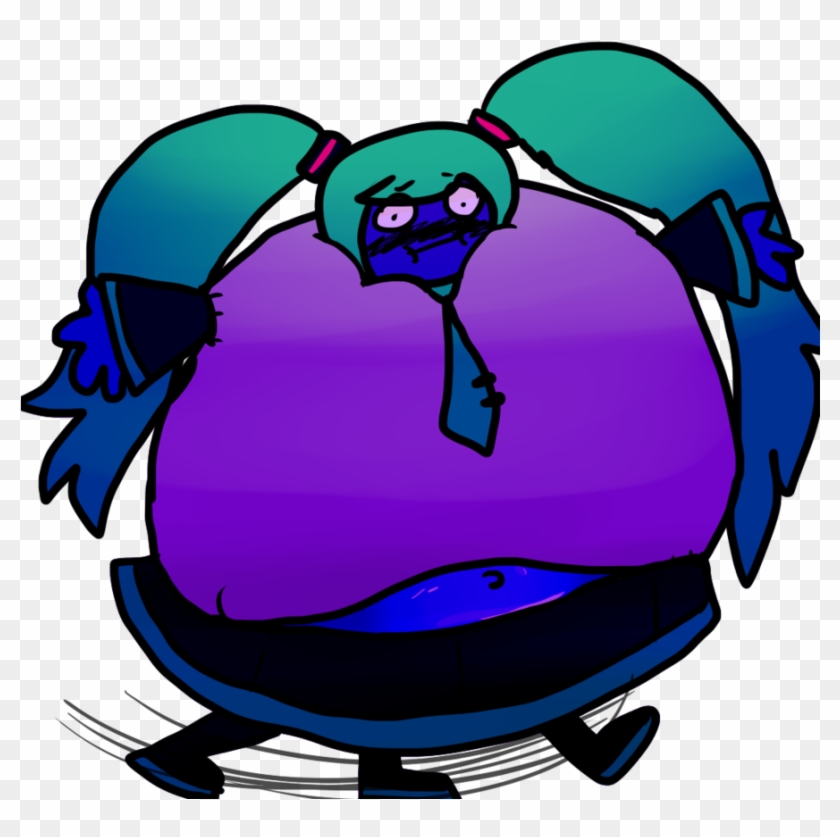 Miku Hatsune Blueberry Inflation By Smexyfetishzierz69 - Blueberry Inflation Png #905315