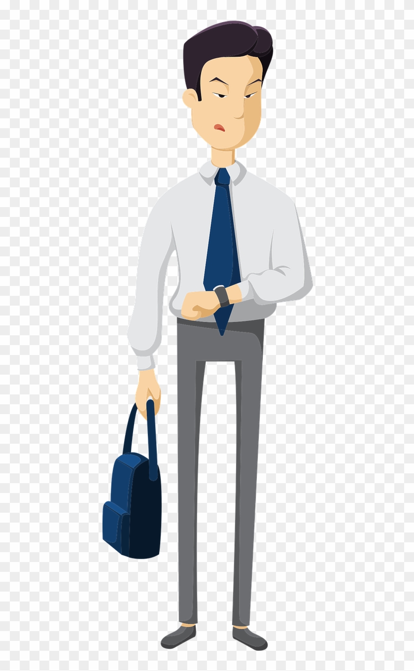 Business Man Clipart 09 - Hombre Con Maletin Animado Png #905366