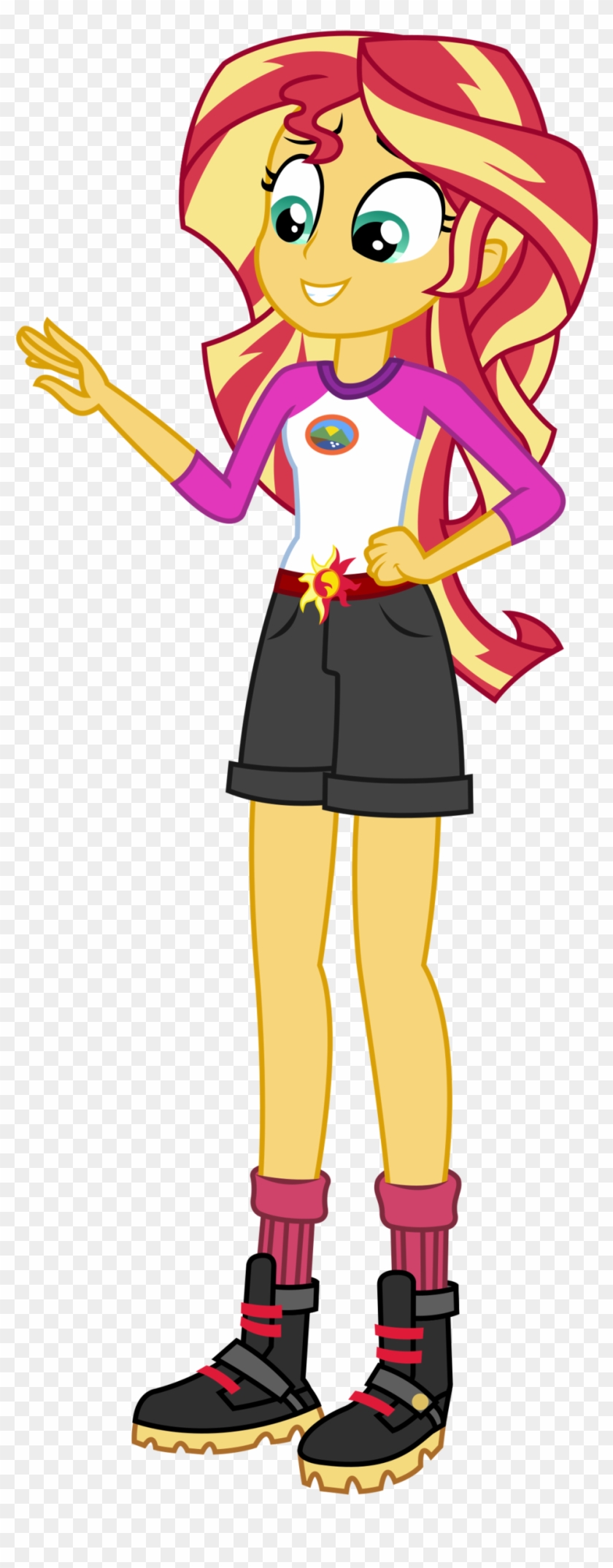 Sketchmcreations Vector - Sunset Shimmer Camp Everfree #905465