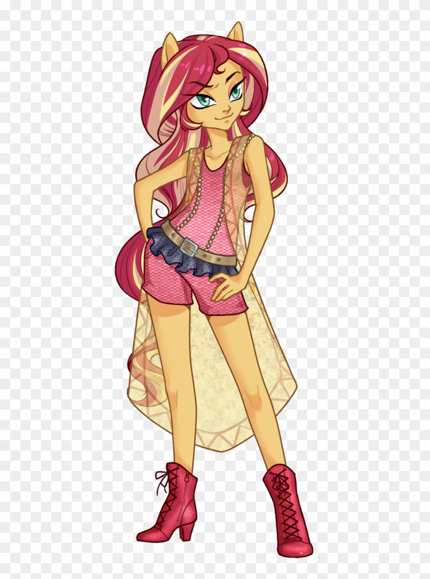Camp Fashion Show Outfit, Clothes, Equestria Girls, - Sunset Shimmer #905496