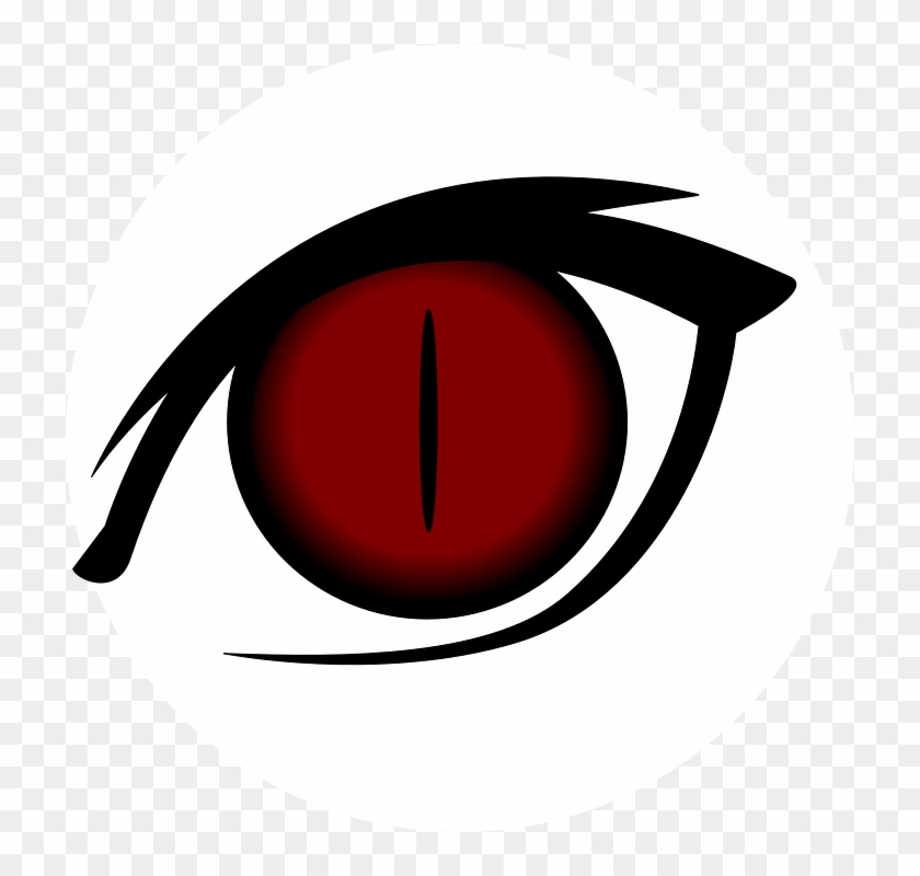 Red Eyes Clipart Transparent - Anime Eyes Red Png #905613