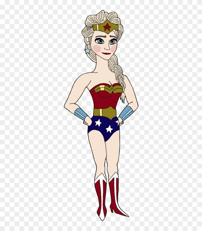Elsa As Wonder Woman By Renthegodofhumor - Elsa Wonder Woman #905643