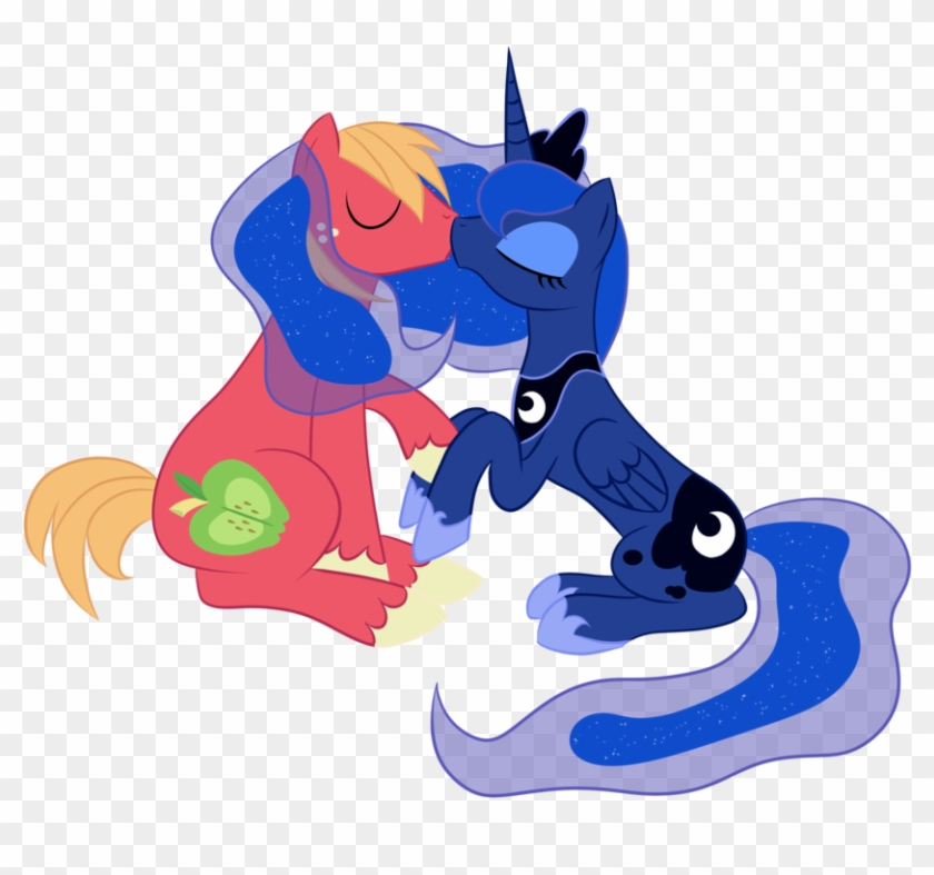 Luna X Big Mac By Pustulioooooo - Big Macintosh And Princess Luna #905690