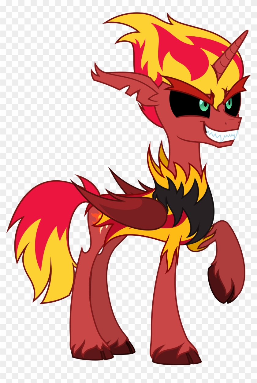 Sunset Shimmer Demon Form Ponified By Zutheskunk Sunset - My Little Pony Sunset Shimmer Evil #905718