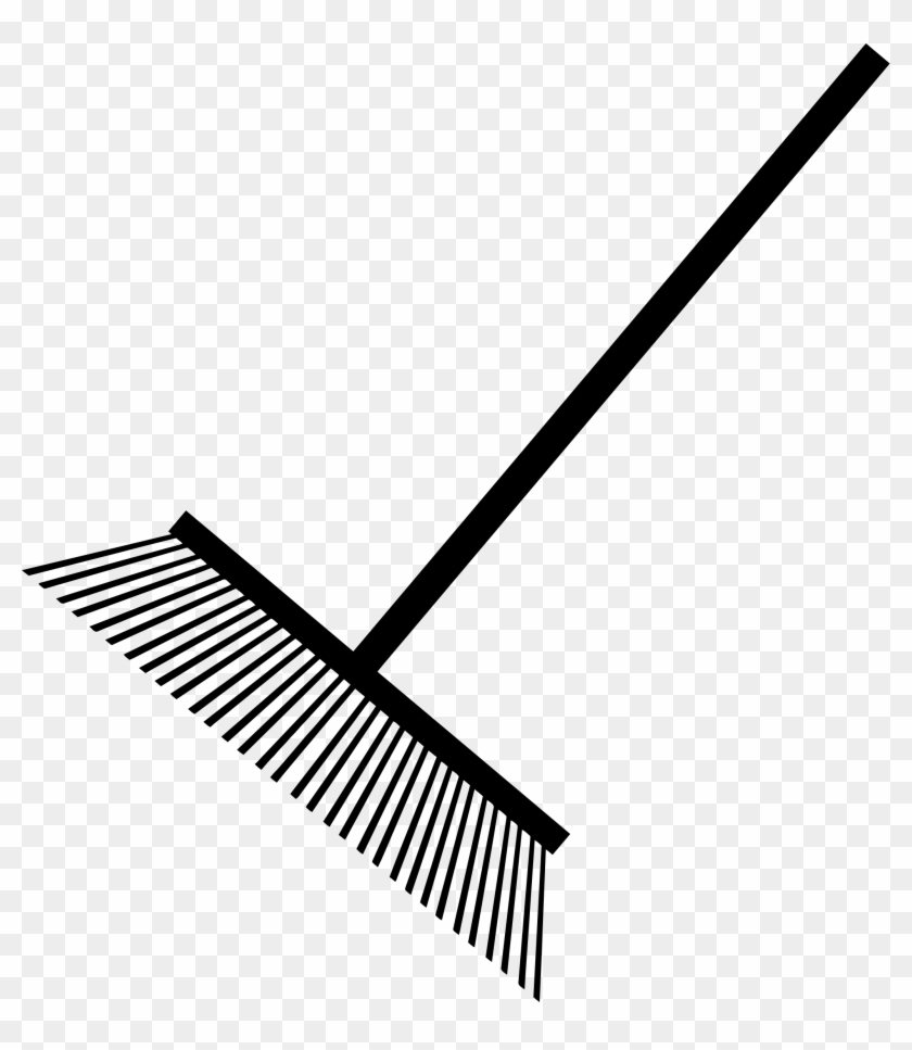 Silhouette Garden Rake Clipart - Silhouette Garden Rake Clipart #905734