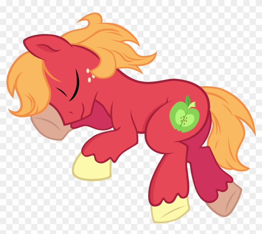 Big Mac Sleeping By Scourge707 Big Mac Sleeping By - Big Mac Mlp Vector #905740