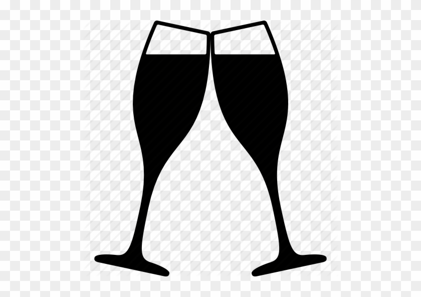 Pin Champagne Cheers Clipart - Two Cups Cheering #905783